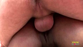 ebony milf sucks thick cock perfectly while pussy takes another pounding