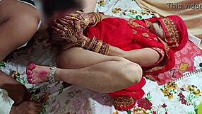 Indian Couple's Suhagraat Bent Over First Fuck?