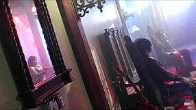 Big tits asian babe deepthroats then rides double cocks in hardcore threesome anal pounding