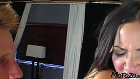 Watch this 18yo amateur gag on thick cock in sloppy mouth fuck