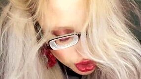 cuckolding your sissy bitch in glasses with femdom jerk off instructions fantasy