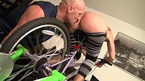 damn this ghetto shaved pussy bitch sucks cock like she owns it