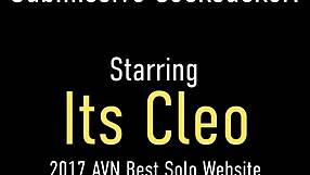 its cleo facefucks cock deep then begs for sloppy facial cum