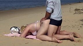 Juicy Milf's Big Ass Bounces In Funny Beach Fuck Frenzy!