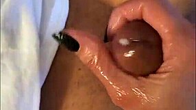 i confess as naughty wife stroking hubby's cock covered in cum