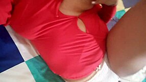 my lover wakes up horny as fuck with soaked panties and rock hard tits begging for play