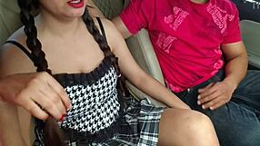 sexy indian housewife screwed anal pussy by boss car doggystyle rough