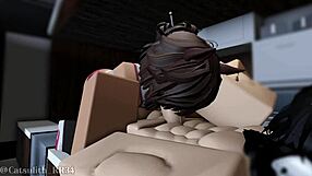 Cheerleader Bent Over for Follower's Deepthroat Creampie After Cafe Closes?