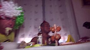 i spot romanian milf bent over take big cock cumshot in orgy then eat her wet saggy tits pussy