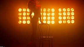 watch this latina brunette ride cowgirl after pole dance striptease