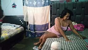 she sneaks up after ironing to lick my ass surprise