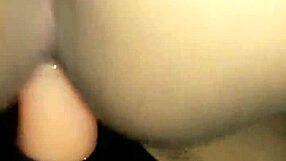 amateur wife rides anal dildo toy in homemade fuck