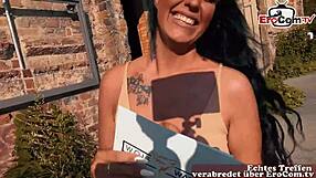 CURVY GERMAN LATINA WITH FAT TITS PICKED UP ON STREET FOR ROUGH FUCKING