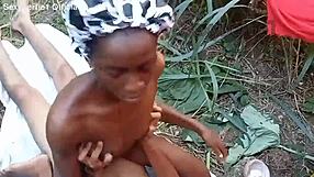 Housewife slut baba white takes doggystyle pounding in bush