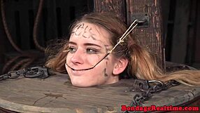 Bound Babe's Garage Humiliation Punished