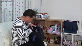 japanese babe makes him sniff her asshole forever