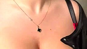 new roommate strips naked revealing her massive natural tits in dorm