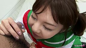 Small Japanese Teen Tricked into Creampie Group Orgy by Classmate