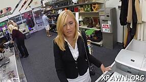 Hey this bimbo slut gets fucked so nasty