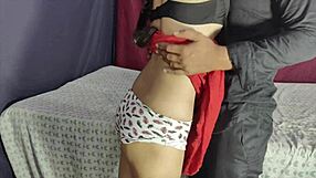 How Does Hot Desi Stepsister Take That Monster Cock Hardcore on Diwali?