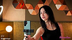 isabel love bares all for raw asian anal creampie in full pov quickie