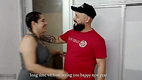 chubby colombian milf rides markus' monster cock moaning for old times creampie
