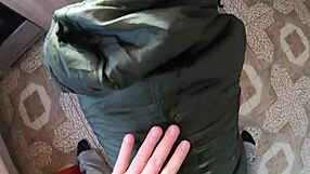 Wife Deepthroats Husband's Friend Hard in Their Bed Preview