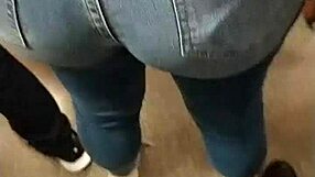 ever caught a thick ass like this on the subway?