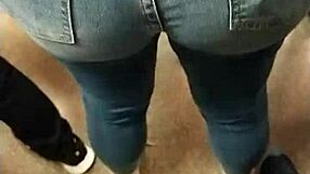 ever caught a thick ass like this on the subway?