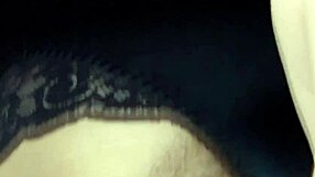 I masturbate first time for stepbrother as he reveals huge cock. He fingers my hairy pussy watching