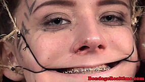 Bound Babe's Garage Humiliation Punished