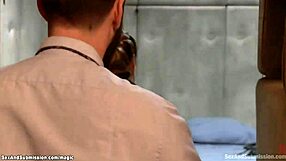 Bound blonde slave, you ready for agent to fuck your shaved holes rough? Pain awaits