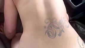 young whore watches her own pov pounding in outdoor doggystyle bliss