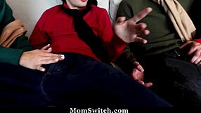 Thick MILFs Savor Stepsons' Relentless Pussy Pounding Orgy