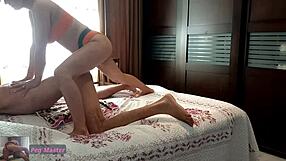 she straps on and fucks her whore boyfriend's ass hard