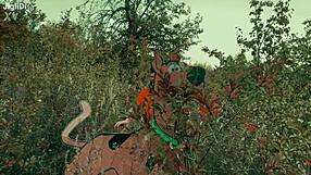 Velma solves Scooby mystery in cosplay outdoors!