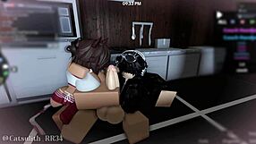 Cheerleader Bent Over for Follower's Deepthroat Creampie After Cafe Closes?