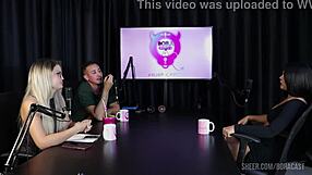 Val Mineirinha's sheer red outfits in Bora Cast with Bruna Carlos compilation