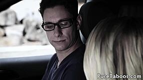 glamcore teen babe facialized bent over by fake outdoor instructor