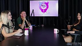 Val Mineirinha's sheer red outfits in Bora Cast with Bruna Carlos compilation