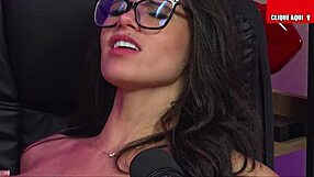 big tit blonde dives tongue-first into brunette's juicy shaved pussy