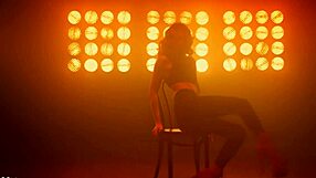 watch this latina brunette ride cowgirl after pole dance striptease