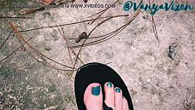 Hey Vanya Vixen, your sexy tattooed milf feet and toes tease me wild!
