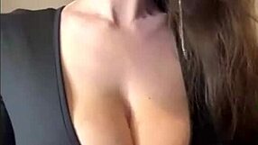 stepmom big natural tits licks nipples for instant cum