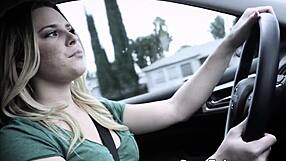 glamcore teen babe facialized bent over by fake outdoor instructor