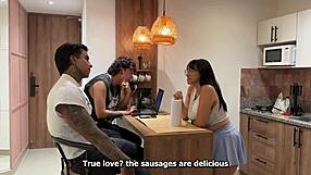 From family dinner girlfriend betrays boyfriend fucks his best friend hard