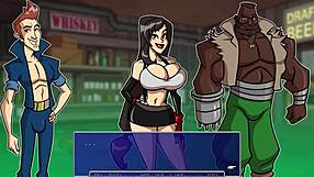 My heart races playing 7th heaven with these massive bouncing tits