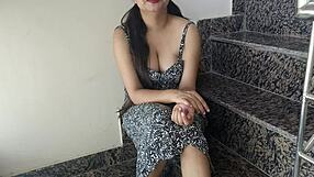 Indian Sara 18 yo rides stepdad's cock cowgirl creampie wet pussy