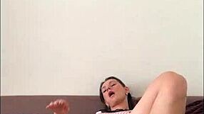 does sexy milf cassiemua's raw pussy fingering under her skirt make you throb?