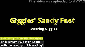 hey giggles, your bare feet getting all sandy on that beach tickles me just right